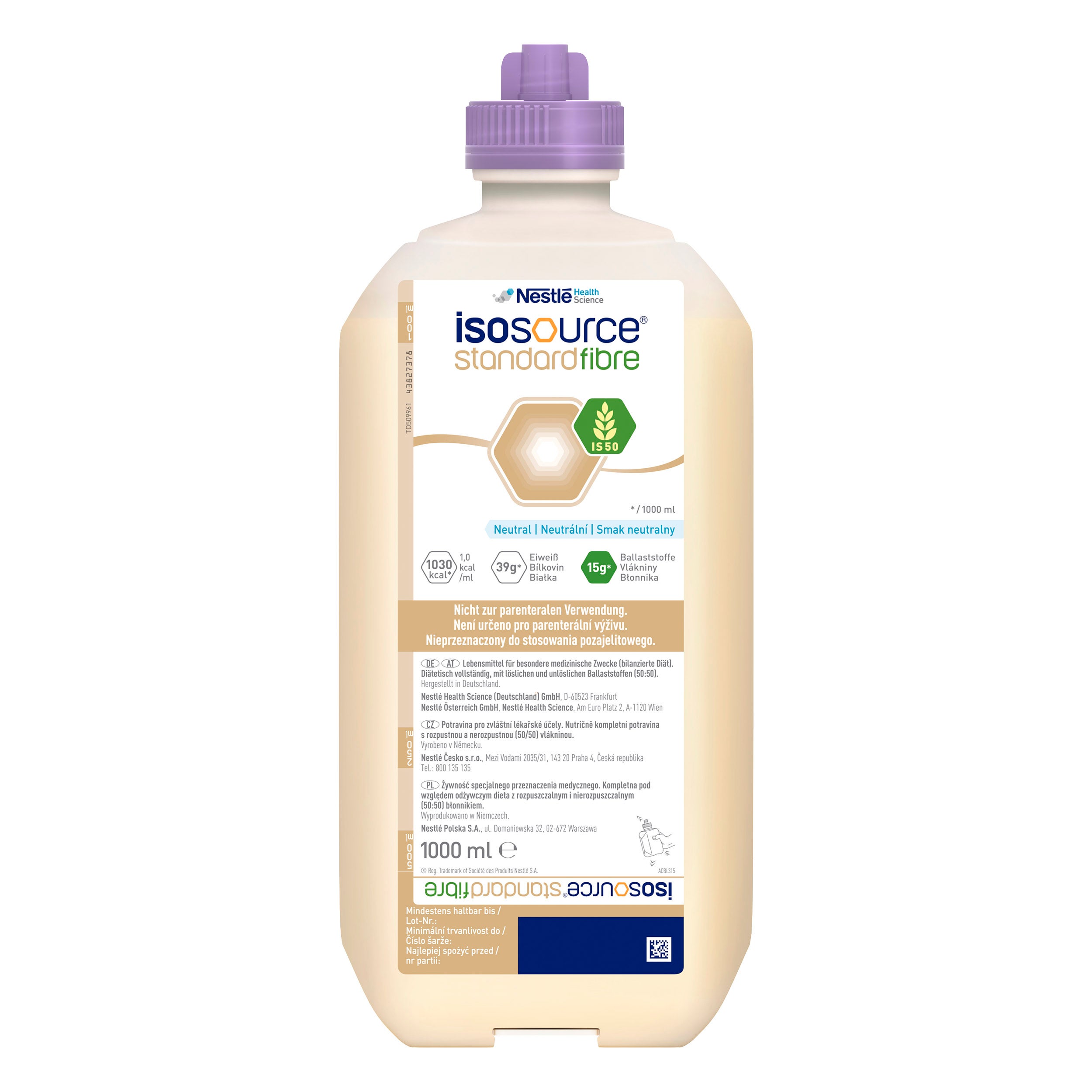 Isosource Standard Fibre | Nestlé Health Science Česká republika