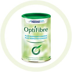 rozpustná vláknina OptiFibre přírodní řešení zácpy i průjmu